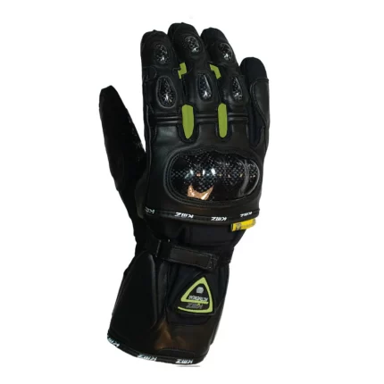 GUANTES LARGOS KMZ NEGRO NEON PRIME