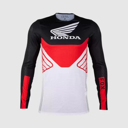 Polera Moto Flexair Honda Rojo/Blanco Fox