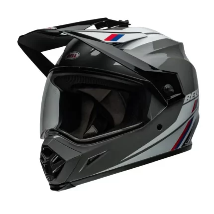 Casco BELL MX-9 Adeventure  Alpine Gris Blanco