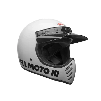 Casco BELL Moto-III Classic Blanco Brillante
