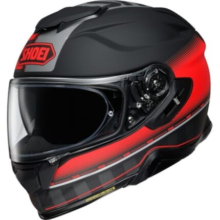 Casco Moto Shoei Gt-air Ii Tesseract Matt Red-black